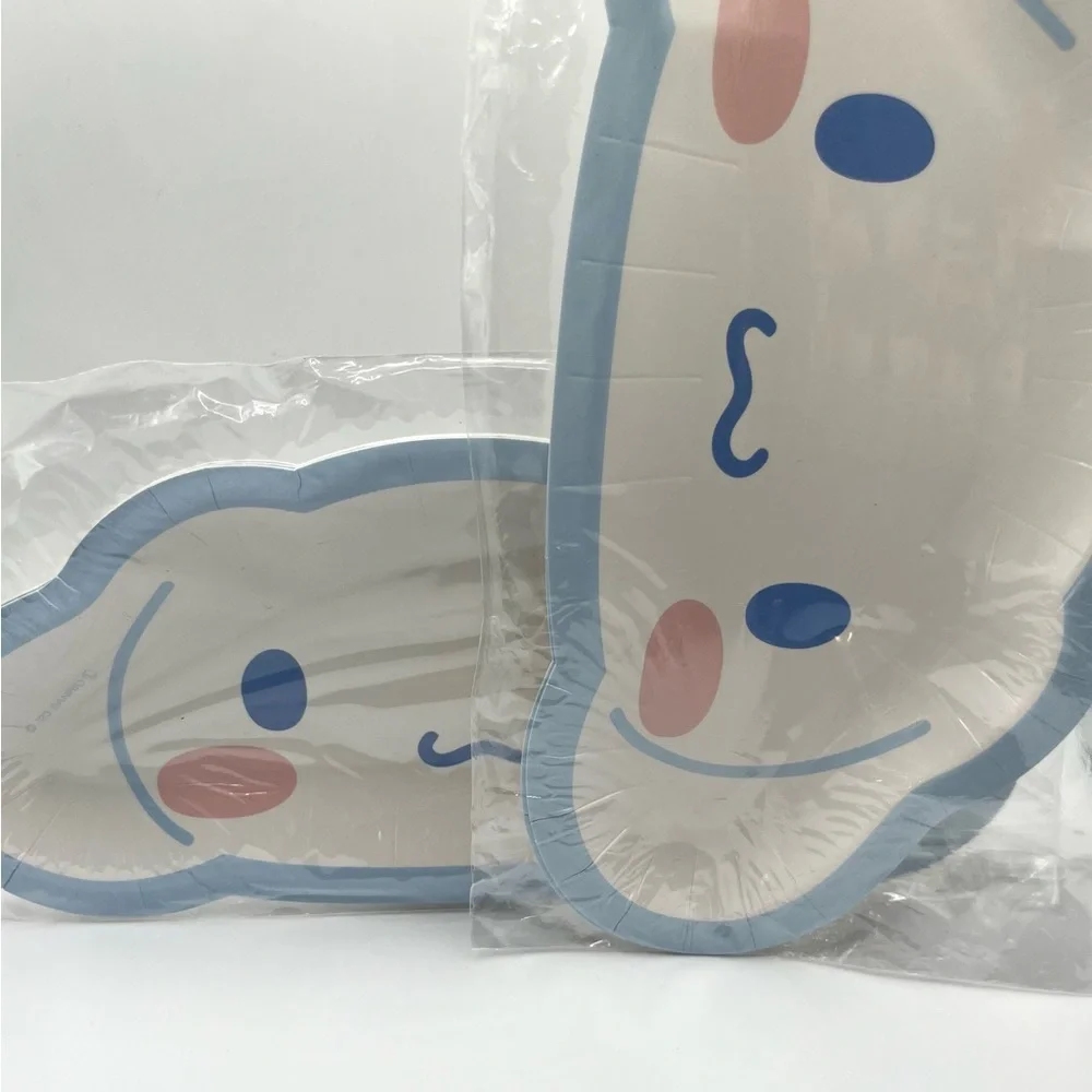 Sanrio Cinnamoroll Big Face Paper Plate Set